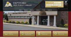 Desktop Screenshot of deptfordpubliclibrary.org